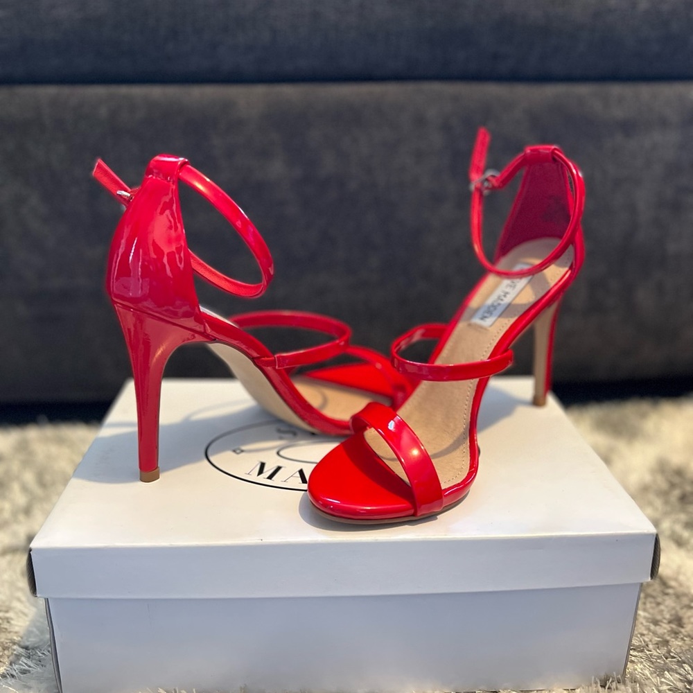 Red steve madden heels/sandals